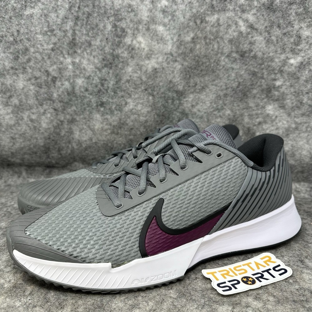 Nike Zoom Vapor Pro 2 Clay Tennis Shoes Mens 14 Smoke Grey Sangria Pickleball